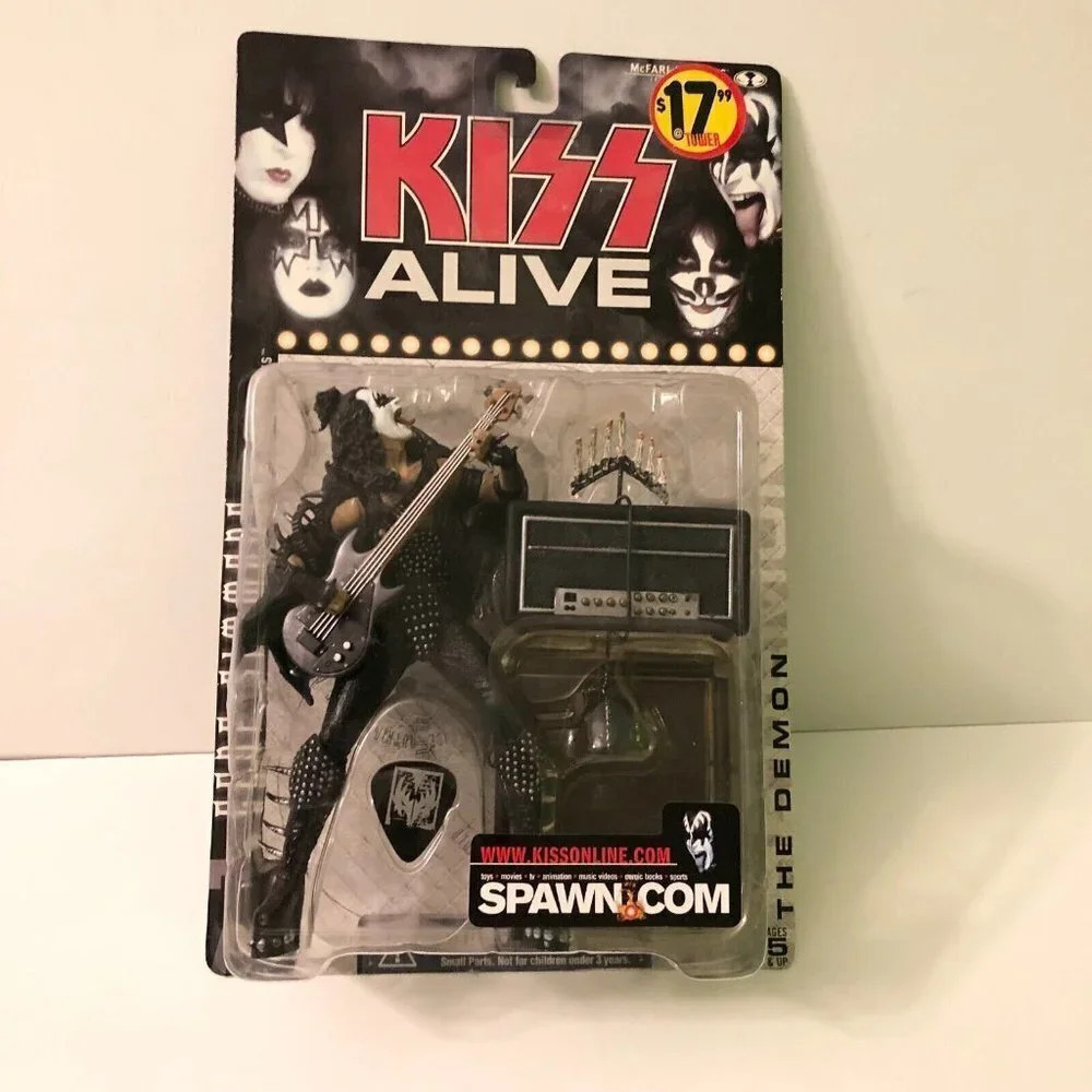 2000 KISS Band Gene Simmons The Demon Alive McFarlane Spawn Action Figure